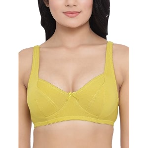 Clovia Womens Cotton Non-Padded Non-Wired Bra in