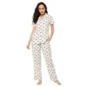Clovia Women39s Cotton Pretty Florals Button Me