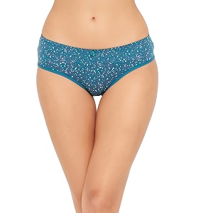 Clovia Womens Cotton Regular Geometric Hipster Panties