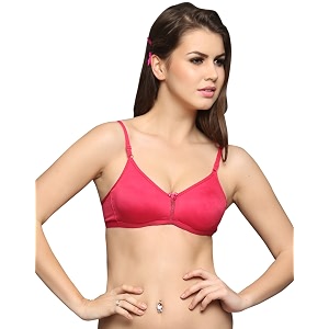 Clovia Womens Cotton Rich Solid Non-Padded Full