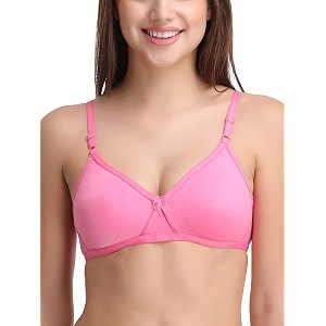 Clovia Womens Cotton Rich Solid Non-Padded Full
