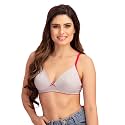 Clovia Women39s Cotton Rich Solid Non-Padded Demi