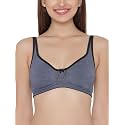 Clovia Women's Cotton Rich Non-Padded Non-Wired Double Layered Full Cup Bra