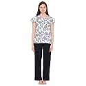 Clovia Women39s Cotton Rich Printed Top amp