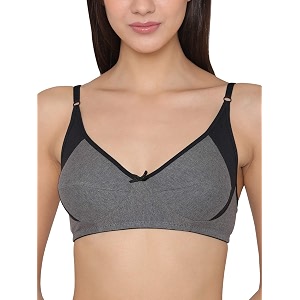 Clovia Womens Cotton Solid Non-Padded Full Cup