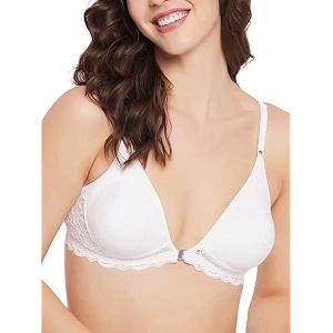 Clovia Womens Cotton Solid Non-Padded Demi Cup