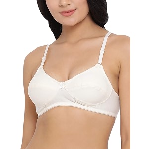 Clovia Womens Cotton Spandex Solid Non-Padded Full