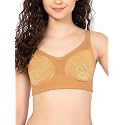 Clovia Women39s Cotton Spandex Solid Non-Padded Full