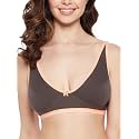 Clovia Women39s Cotton Spandex Solid Non-Padded Demi