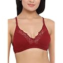 Clovia Women39s Cotton Spandex Solid Non-Padded Full