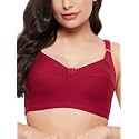 Clovia Women39s Cotton Spandex Solid Non-Padded Full