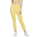 Clovia Women's Fitted Yoga Pants (AB0029P02M_Yellow