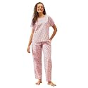 Clovia Women39s Floral Print T-Shirt amp Pyjama