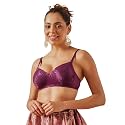 Clovia Women39s Lace Lightly Padded Wire Free