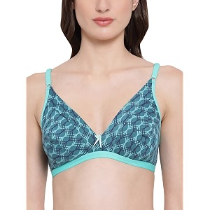 Clovia Womens Non-Padded Non-Wired Printed Bra in