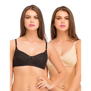 Clovia Womens Pack of 2 Non Padded