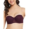 Clovia Women39s Padded Underwired Demi Cup Strapless