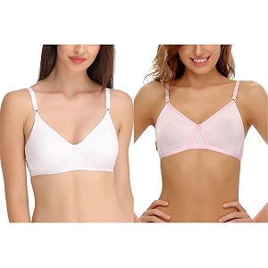 Clovia Womens Cotton Rich Solid Non-Padded Full