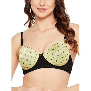 Clovia Womens Polyamide Printed Padded Full Cup