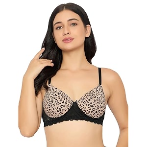 Clovia Womens Polyamide Printed Padded Full Cup