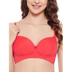 Clovia Womens Polyamide Solid Padded Full Cup