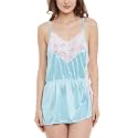 Clovia Women39s Satin Babydoll in Satin amp
