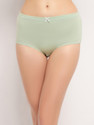 Clovia Women Hipster Green Panty