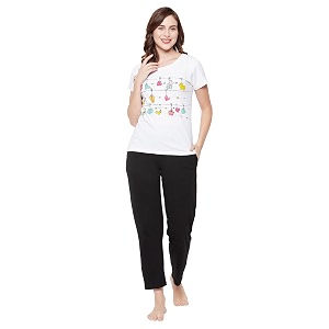 Clovia Women Pants Set