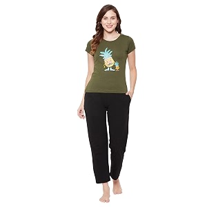 Clovia Women Pants Set