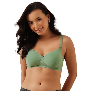 Clovia Women Padded Cotton T-Shirt Bra- Demi