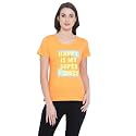 Clovia Womens Cotton Rich Text Print T-Shirt