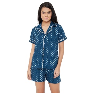 Clovia Women Top Shorts Set