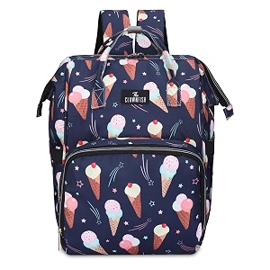 the clownfish baby on board series multipurpose diaper bagbackpacknappy baghandbagmaternity bag for baby essentials with bottle organizer amp tissues dispensing pocket in polyester