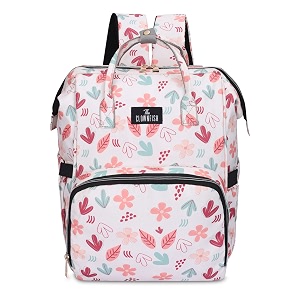 the clownfish baby on board series multipurpose diaper bagbackpacknappy baghandbagmaternity bag for baby essentials with bottle organizer amp tissues dispensing pocket in polyester