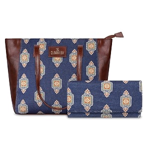 the clownfish combo of valentine series printed handicraft fabric amp faux leather handbag for womencollege girls amp charisma collection womens wallet clutch