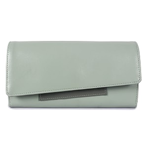 the clownfish gracy collection womens wallet clutch ladies purse with multiple card slots pistachio green
