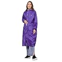 THE CLOWNFISH Women Polyester Standard Length Rain Coat Rain Coat Long Coat Raincoat For Ladies Waterproof Reversible Double Layer. Aquashield Series