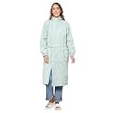 THE CLOWNFISH Women Polyester Standard Length Rain Coat Rain Coat Long Coat Raincoat For Ladies Waterproof Reversible Double Layer. Aquashield Series