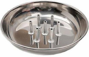 cltllzen stainless steel agarbatti stand with plate steel incense holder