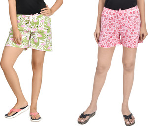 club a9 printed women multicolor beach shorts