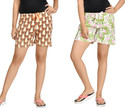 Club A9 Printed Women Multicolor Beach Shorts
