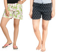 Club A9 Pack of 2 Printed Women Multicolor Beach Shorts