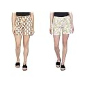 Club A9 Women's Regular Fit Cotton Printed Shorts