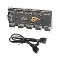 Club Bollywood®Computer Fan RGB Hub Computer RGB Hub RGB Led Splitter Hub for Computer 12V| Computer Cables & Connectors |• Computers/Tablets & Networking|1 Piece Computer Fan RGB Hub