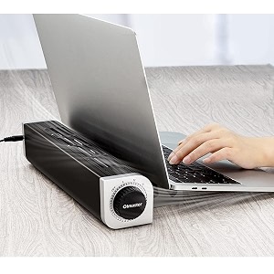 portable usb laptop cooler strong wind for gaming tablet round 620g
