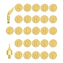 Club Bollywood® Wood Burning Tips Set Wood Burning Tool for Pyrography Work Embossing Adults 28pcs Tips|Home Arts & Crafts|Other Woodworking Supplies|26 Wood Burning Letter Tips, 2 Wood Burning Tips