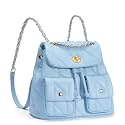 CLUCI Crossbody Bag for Women PU Leather Shoulder Bag, Convertible Small Tabby Backpack Purse for Travel