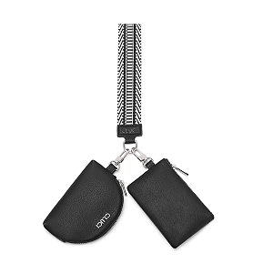 CLUCI Keychain Wallet for Women PU Leather