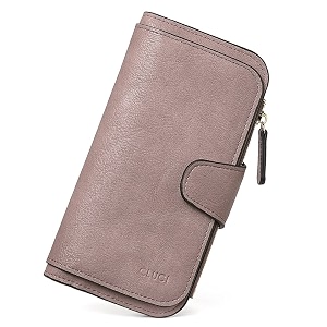 CLUCI Wallet For Women PU Leather RFID