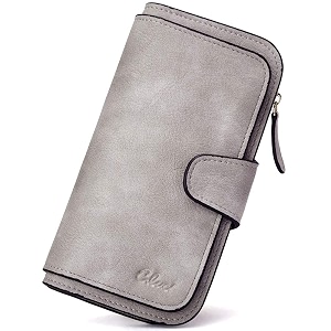 CLUCI Wallet For Women PU Leather RFID